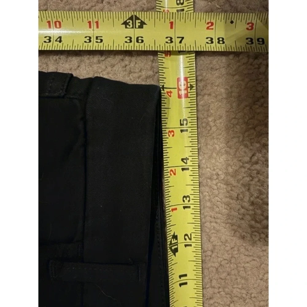 American Eagle Curvy Hi-Rise Jegging Black Distressed Jeans Sz 14 Short T35-23
